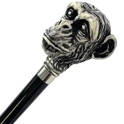 Il Marchesato Walking Stick Monkey Lacquered in an Ivory Color New