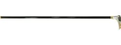 Il Marchesato Walking Stick with a Hand-Enamelled Dog's Head on 24k Gold Hot