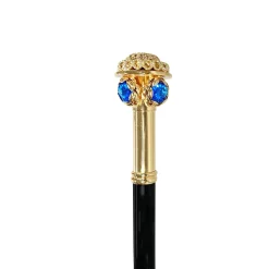 Il Marchesato Walking stick with flower and "Capri" crystals Sale