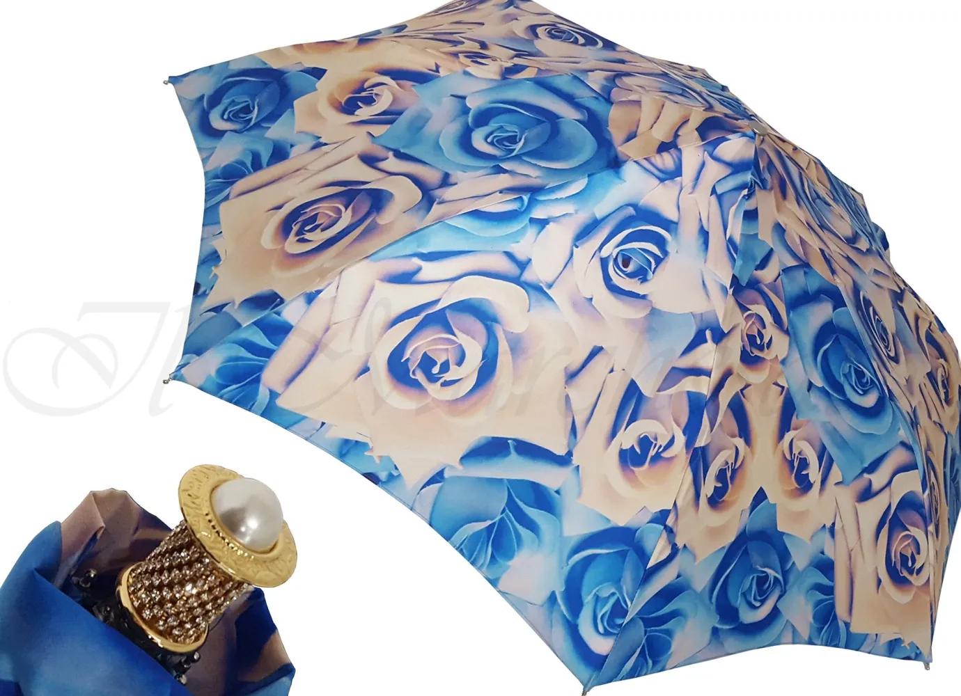 Il Marchesato Women's Elegant Folding Umbrella Outlet