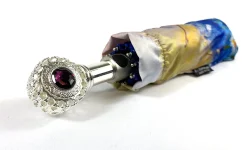 Il Marchesato Women's Folding Umbrella - New Exclusive Daisies Design Clearance