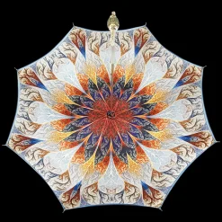 Il Marchesato Wonderful light blue Umbrella with abstract marine design Online