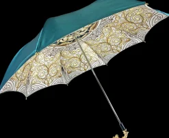 Il Marchesato Wonderful women's umbrella, finished in fine gradient turquoise New
