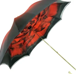Il Marchesato Wonderfull Red Umbrella With Rose Design Discount